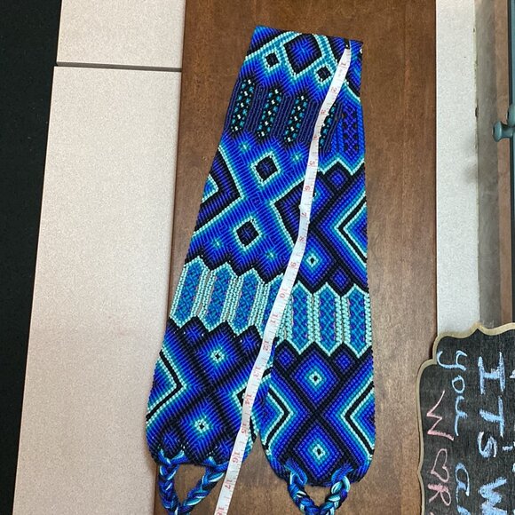 46-(B&B) Handcrafted. Macrame. Braided Toquillas.Tie Belt. - Picture 9 of 11